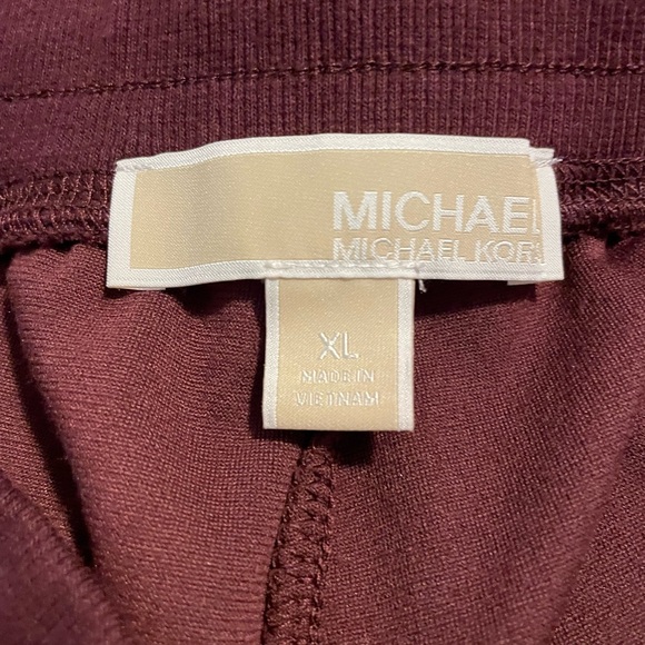 Michael Kors Brown Women’s Soft Sweatpants NWT $98 With MK Emblems Size XL - Picture 3 of 8